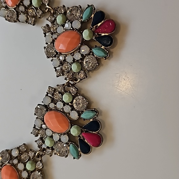 Bella Floral Y2K multicolored necklace - Picture 2 of 4